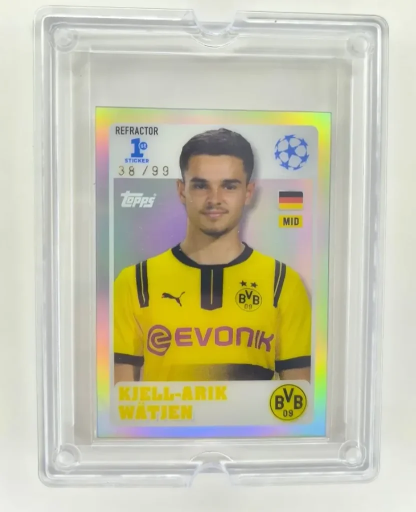 Kjell Arik Watjen 38/99 1st Chrome Sticker