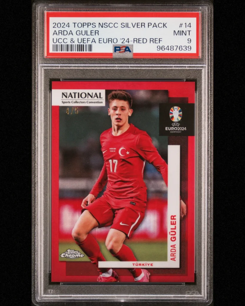 2024 TOPPS NSCC SILVER PACK ARDA GULER UCC & UEFA EURO ’24- RED REF