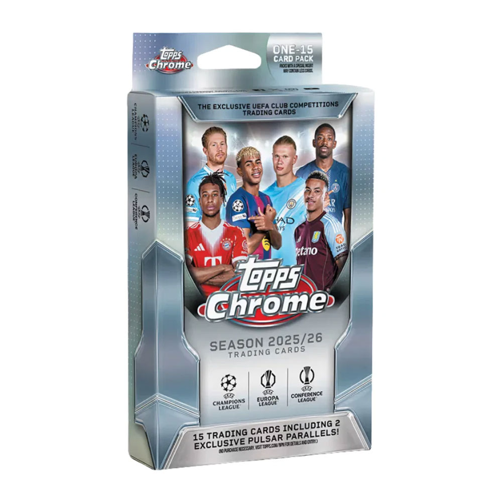 Topps UEFA Club Competitions Hanger Box - 2025/26